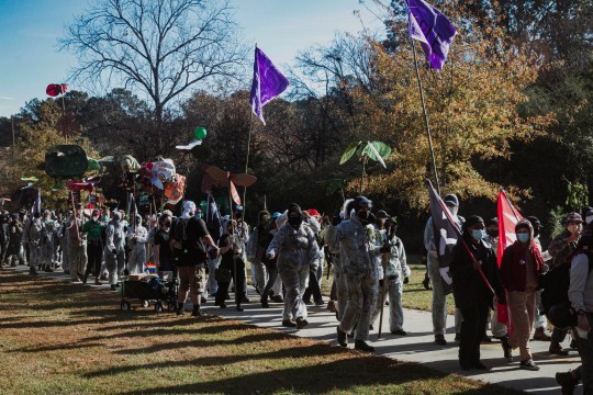 Cop City Protesters Tried to Plant Trees. Atlanta Police Beat Them.