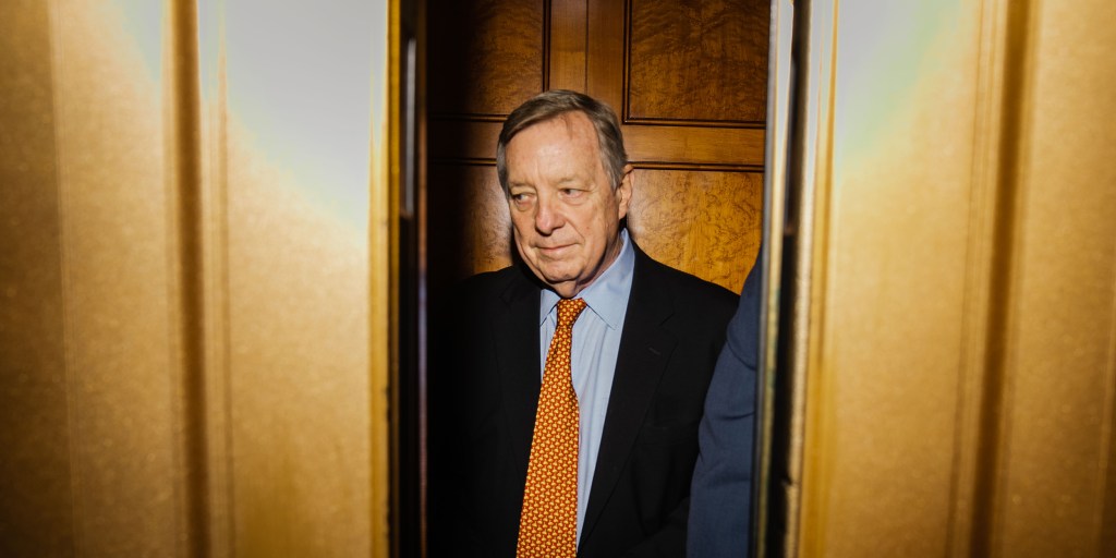 Dick Durbin Becomes First Senator To Call For Gaza Ceasefire Dick Durbin Becomes First Senator To Call For Gaza Ceasefire