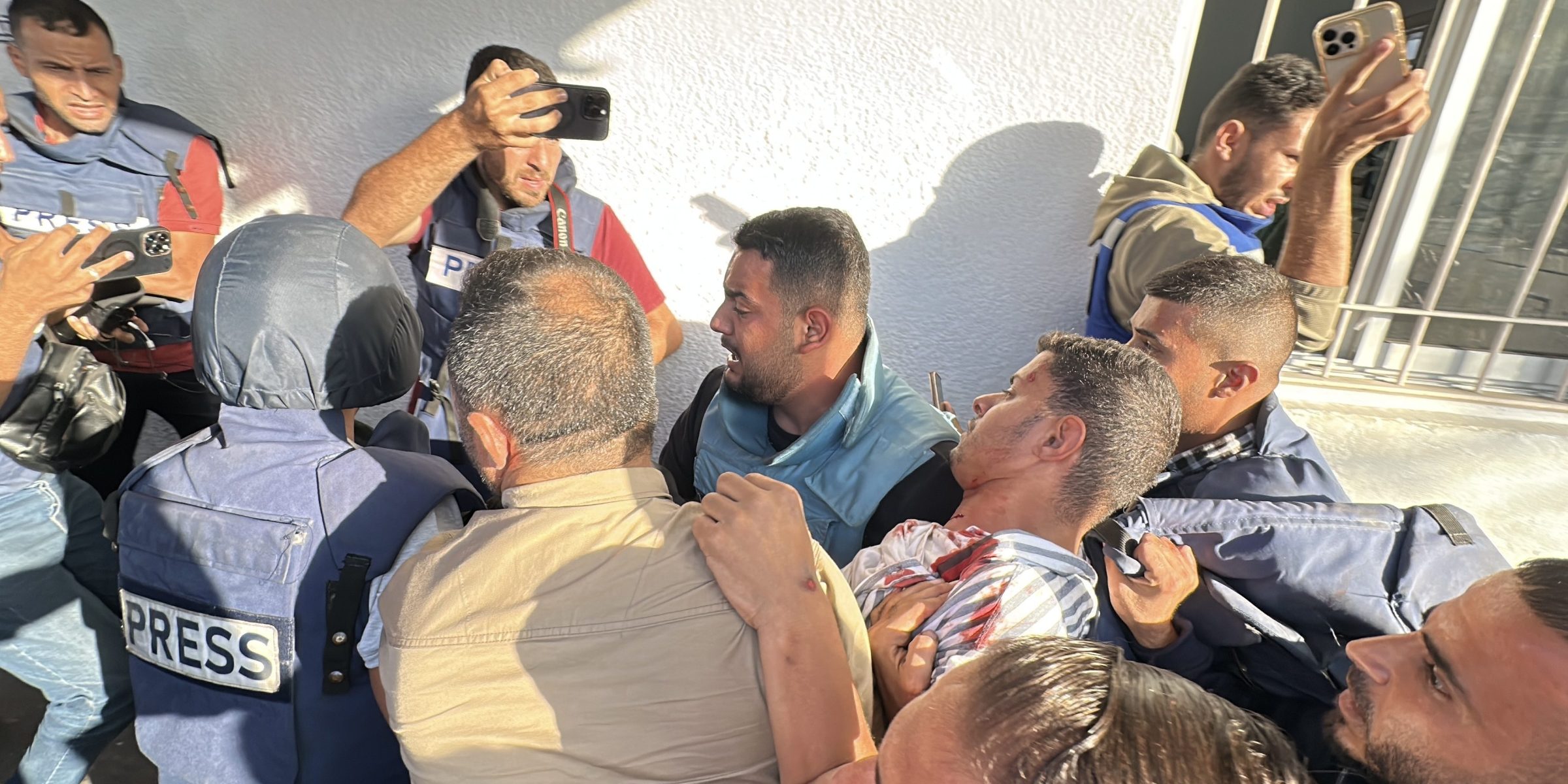 Gaza Journalist Fadi al-Wahidi Avoided Israel’s “Red” Zone. Israel Shot ...