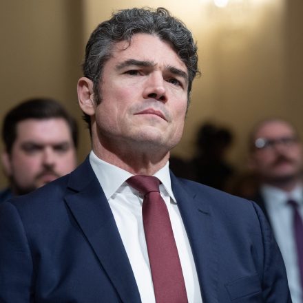 Joseph Kent, Director of the National Counterterrorism Center (NCTC), testifies during a House Homeland Security Committee hearing titled "Worldwide Threats to the Homeland" on Capitol Hill in Washington, DC, on December 11, 2025.  (Photo by SAUL LOEB / AFP via Getty Images)