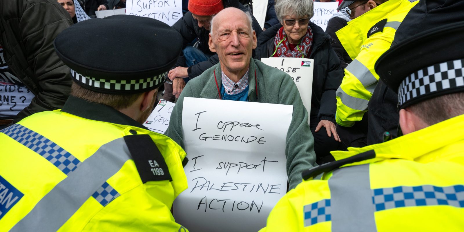 Anti-genocide organizers say the "terrorism" label is intended to crush direct action against Israeli weapons shipments.